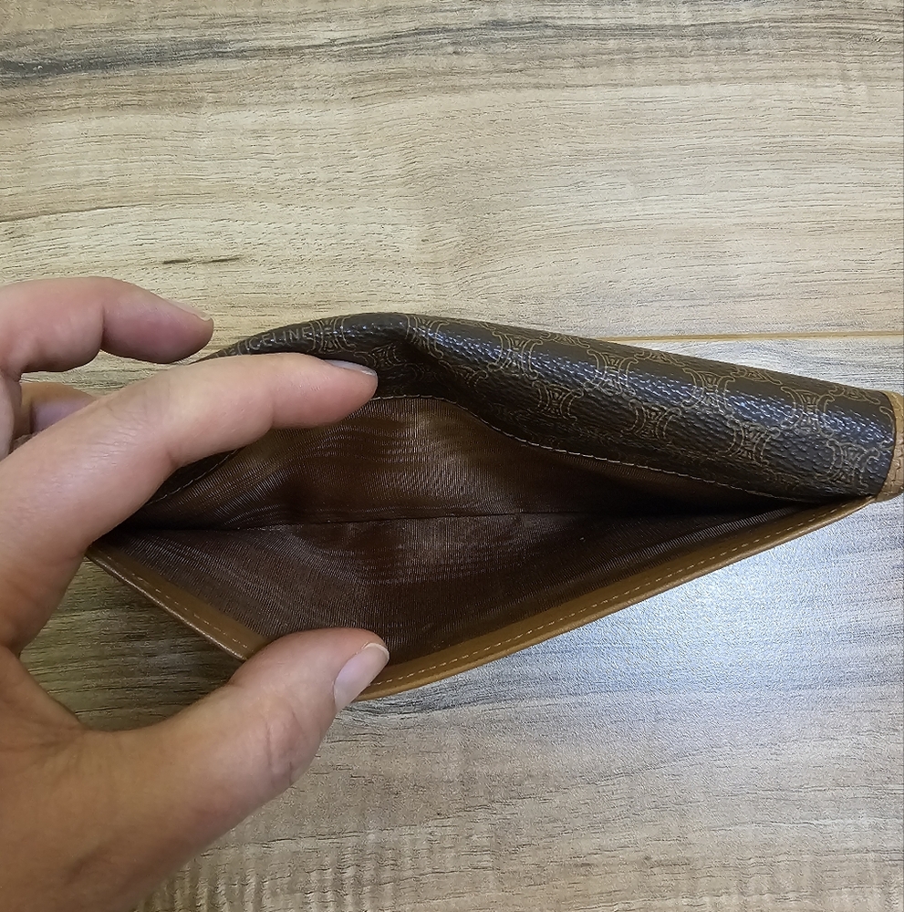 Celine Bifold Long Macadam PVC Leather Wallet - Picture 10 of 17